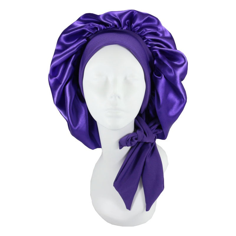 Women Silk Sleeping Cap in Assorted Colors