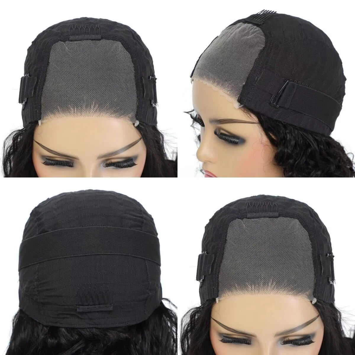 Glueless Human Hair Body Wave Bob Wig 13x4 Lace Front & 4X4 Lace Closure Wig