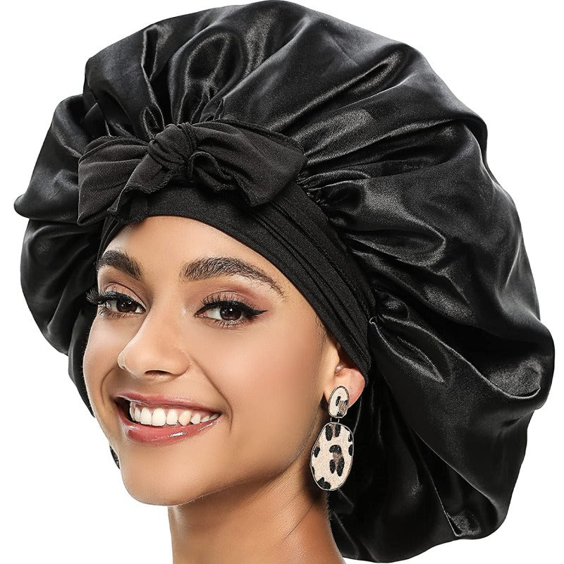 Women Silk Sleeping Cap in Assorted Colors