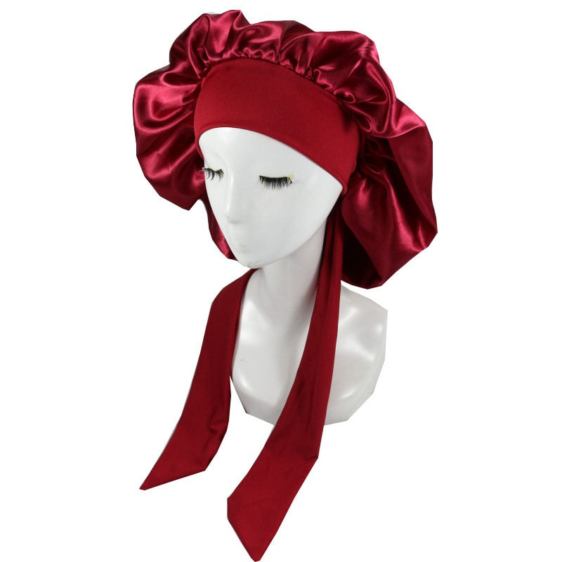 Women Silk Sleeping Cap in Assorted Colors