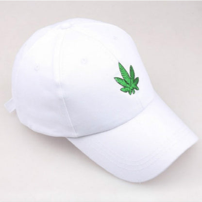 Unisex Embroidery Maple Leaf Baseball Cap