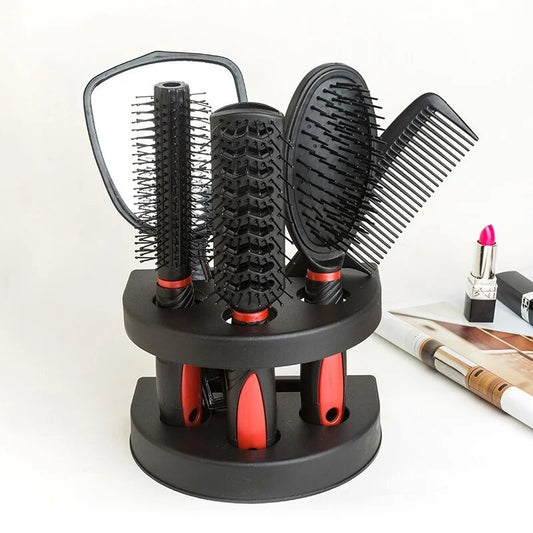 5 Pcs Salon Hair Styling Set for Women with Stand