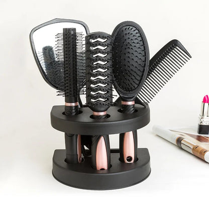 5 Pcs Salon Hair Styling Set for Women with Stand