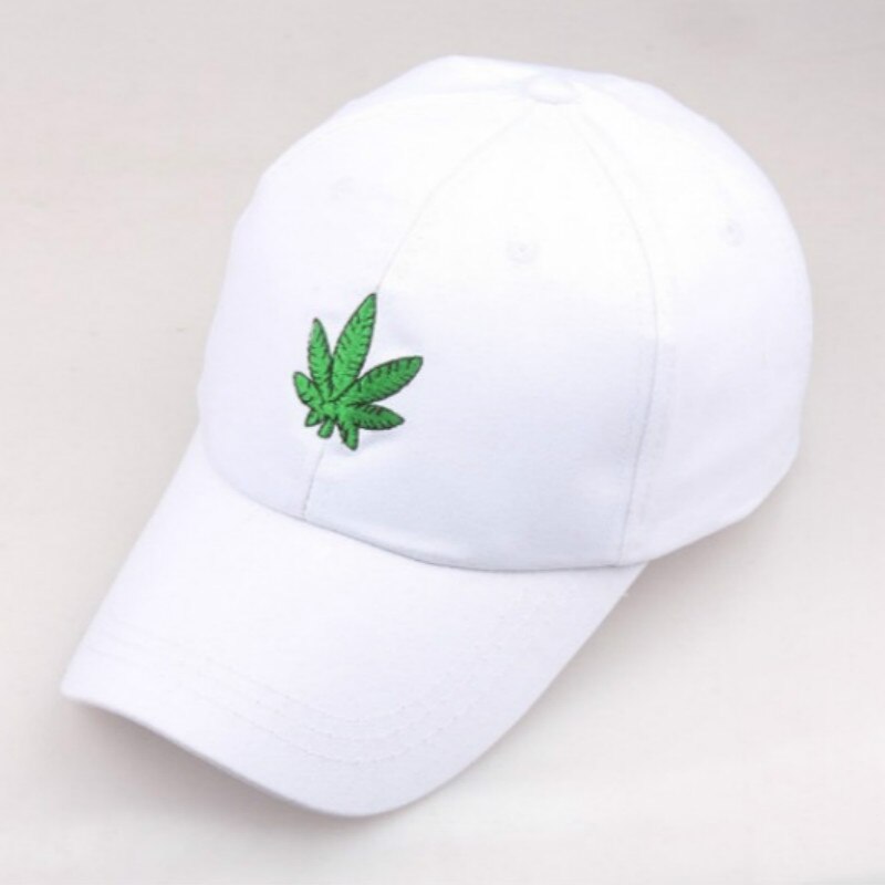 Unisex Embroidery Maple Leaf Baseball Cap