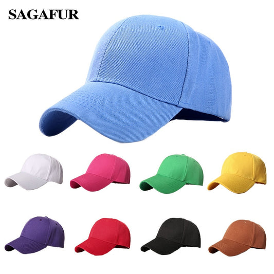 Unisex Classic Baseball Cap in Assorted Colors