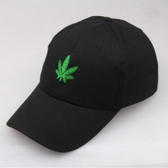 Unisex Embroidery Maple Leaf Baseball Cap