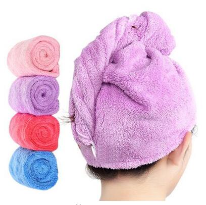 Women Super Absorbent Hair Towel Wrap in Assorted Colors