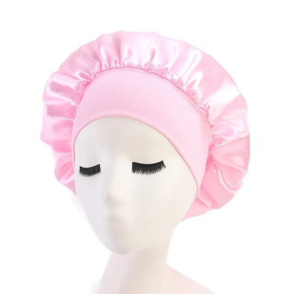 1pc Satin Hair Bonnet Sleeping Cap in Assorted Colors