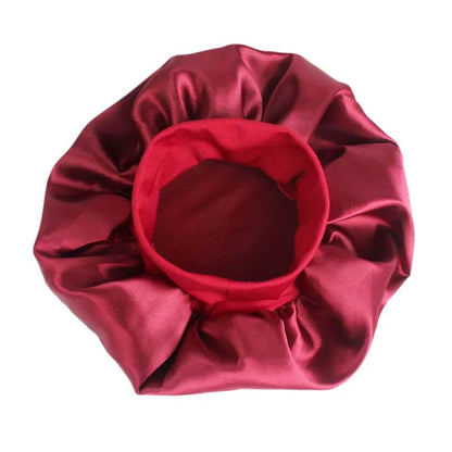 1pc Satin Hair Bonnet Sleeping Cap in Assorted Colors