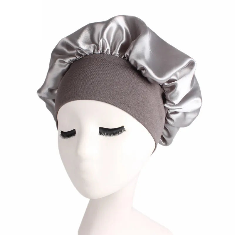 1pc Satin Hair Bonnet Sleeping Cap in Assorted Colors