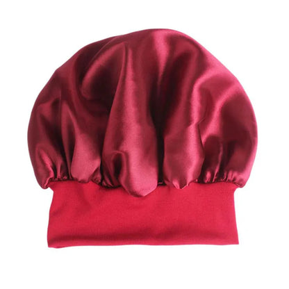 1pc Satin Hair Bonnet Sleeping Cap in Assorted Colors