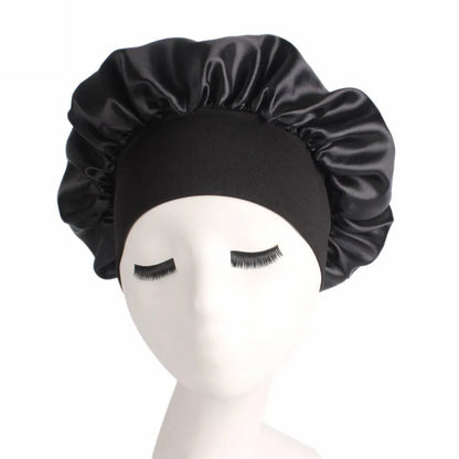 1pc Satin Hair Bonnet Sleeping Cap in Assorted Colors