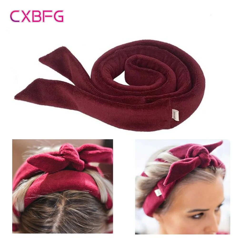 Heatless Curling Hair Styling Headband