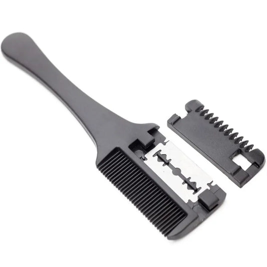 1PC Hair Thinning Comb with Razor Blades DIY Styling Tools